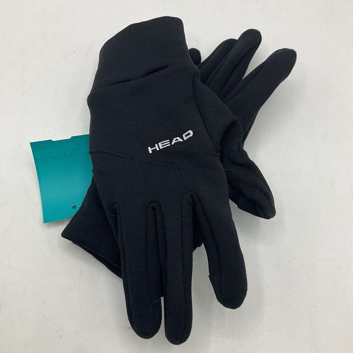 Size XS: Head Black Snow Gloves