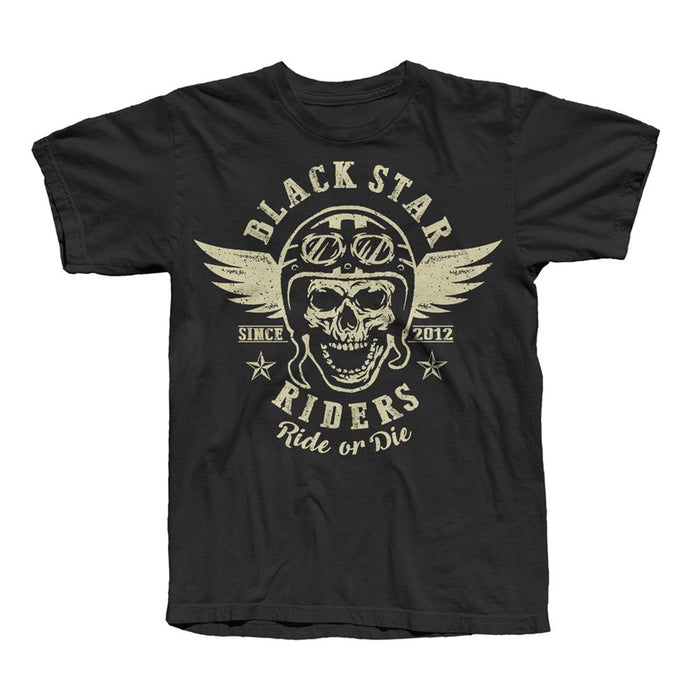 Skeleton Biker Black T-Shirt - Misc