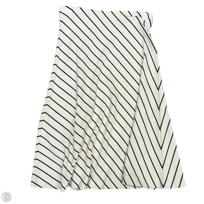 Skirt Maxi By Ann Taylor In Black & White, Size: 2