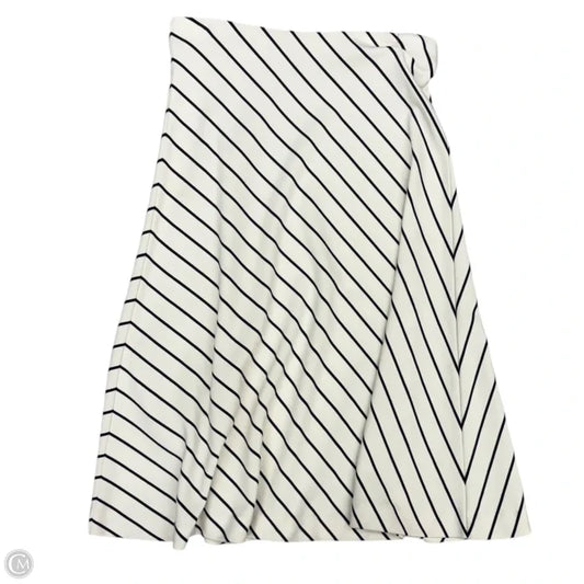 Skirt Maxi By Ann Taylor In Black & White, Size: 2