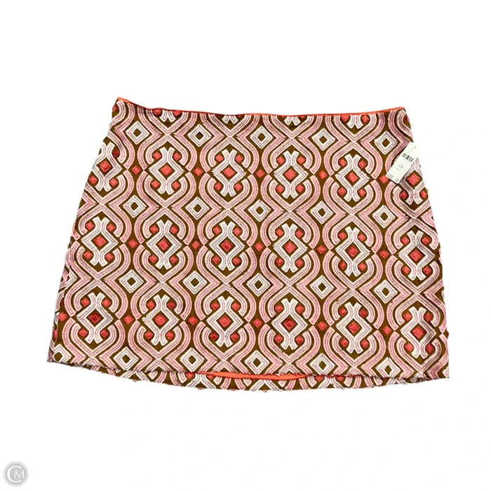 Skirt Mini & Short By Anthropologie In Pink & Tan, Size: 24