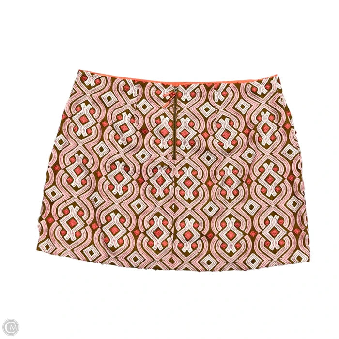 Skirt Mini & Short By Anthropologie In Pink & Tan, Size: 24