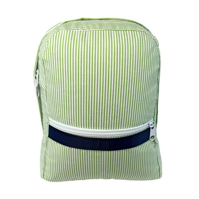 Small Seersucker Backpacks - Premium Backpack from Mint - Just $26.95! Shop now at Pat's Monograms