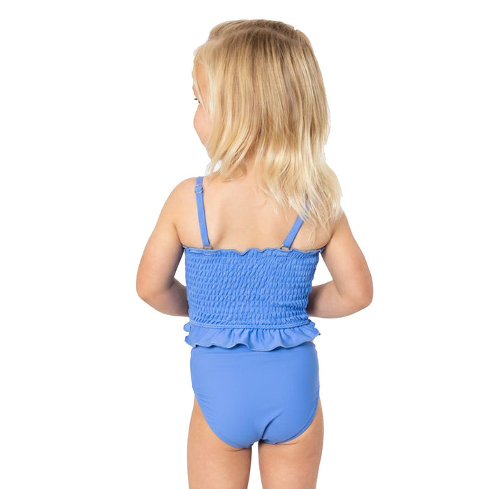 Smocked Tankini Top (Girls) Swim Top Janela Bay- Tilden Co.