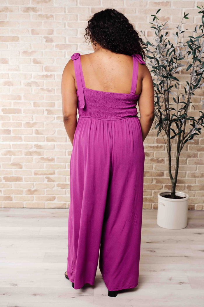 Social Graces Wide Leg Jumpsuit Jumpsuit Ave Shops- Tilden Co.