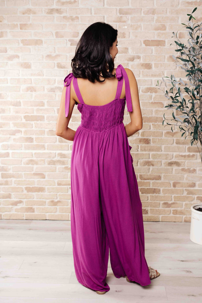 Social Graces Wide Leg Jumpsuit Jumpsuit Ave Shops- Tilden Co.
