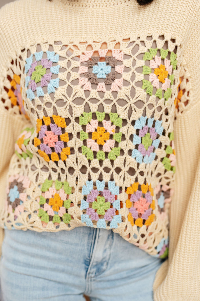 Square Dance Granny Square Sweater Sweater Ave Shops- Tilden Co.
