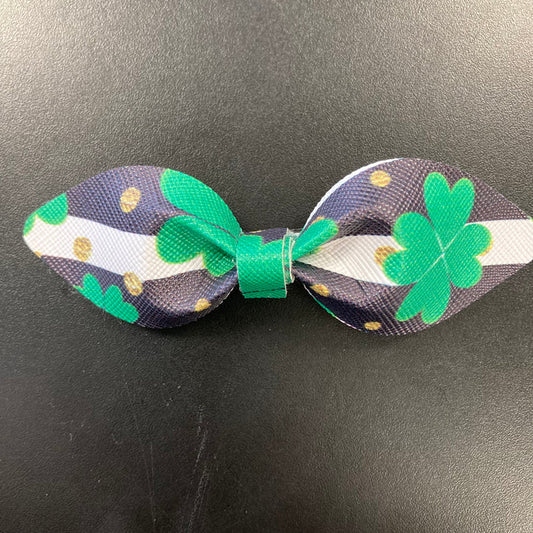 St. Patrick’s Clover Bow    earring Daydreamer Creations- Tilden Co.