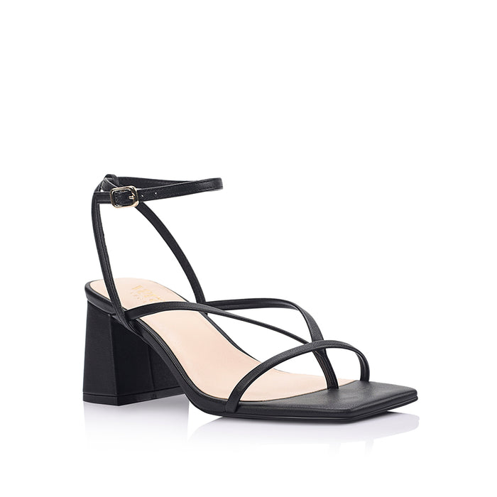 Status Block Heel Sandals - Black
