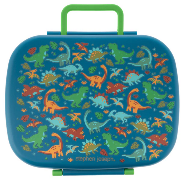 Stephen Joseph Bento Box w/Removable Tray - DINO NEW