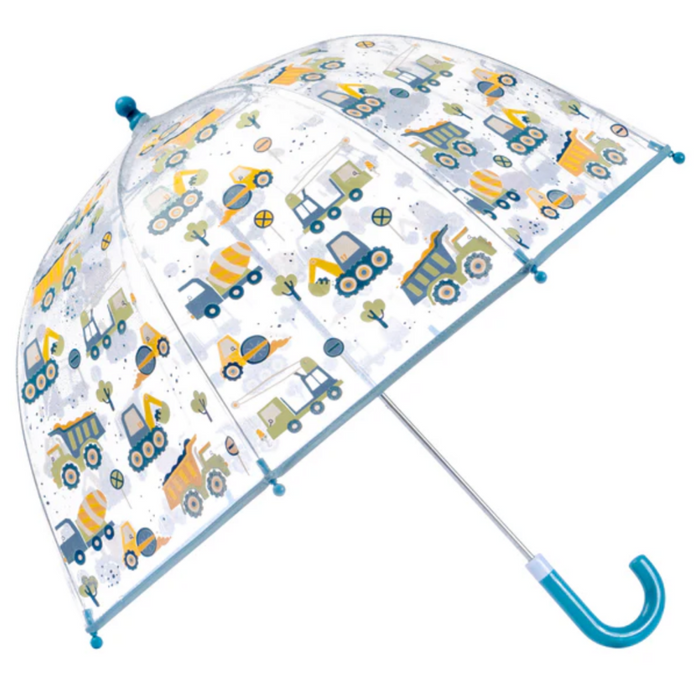 Stephen Joseph Clear Color Changing Umbrella - CONSTRUCTION NEW