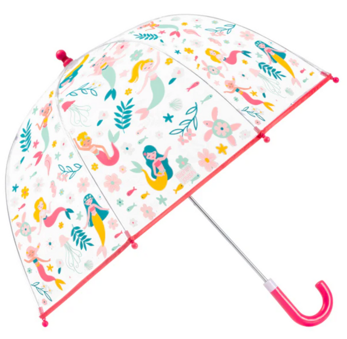 Stephen Joseph Clear Color Changing Umbrella - MERMAID NEW