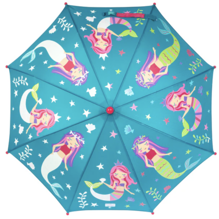 Stephen Joseph Color Changing Umbrella -MERMAID NEW
