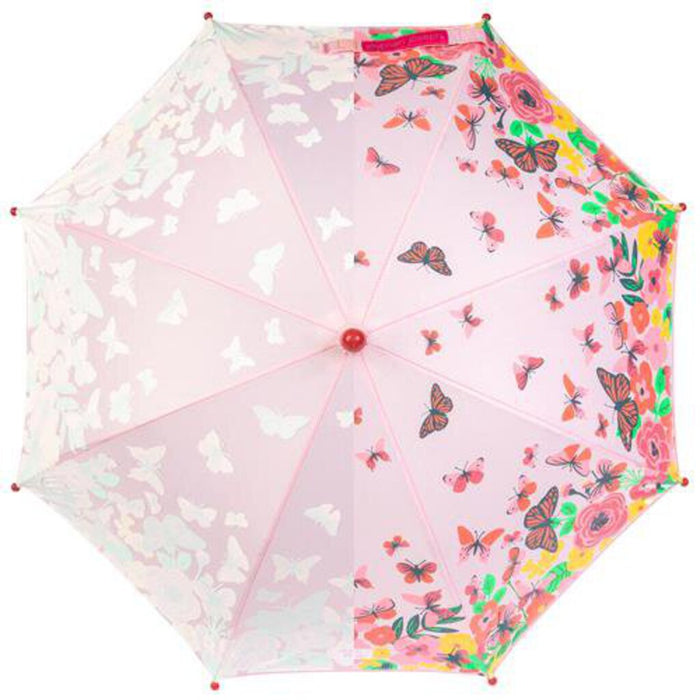 Stephen Joseph Color Changing Umbrella BUTTERFLY NEW