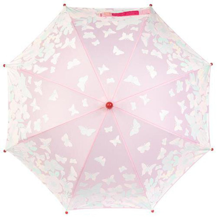 Stephen Joseph Color Changing Umbrella BUTTERFLY NEW