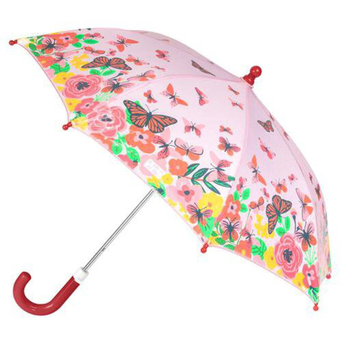 Stephen Joseph Color Changing Umbrella BUTTERFLY NEW