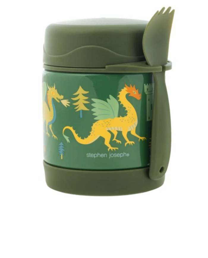 Stephen Joseph Insulated Food Jar - DRAGON NEW