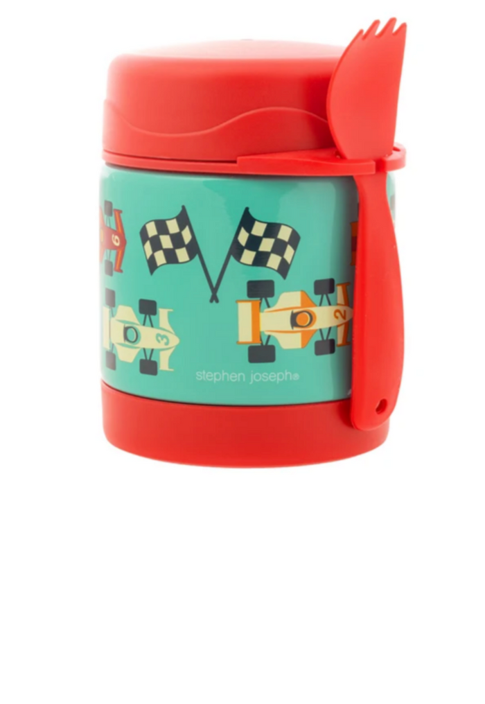 Stephen Joseph Insulated Food Jar -RACECAR NEW
