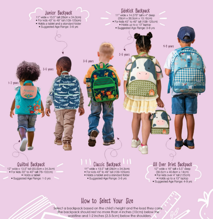 Stephen Joseph Sidekick Backpack - BUNNY NEW