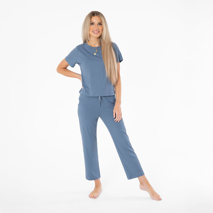 Straight Leg Lounge Pants Casual Pants Janela Bay- Tilden Co.