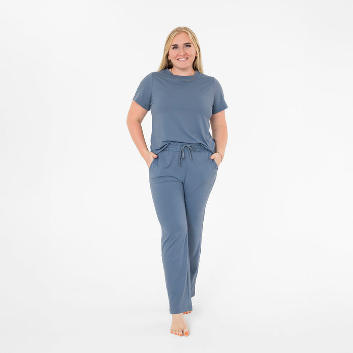 Straight Leg Lounge Pants Casual Pants Janela Bay- Tilden Co.