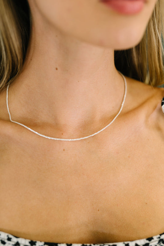 Subtle Sparkle Dainty Necklace Necklace Ave Shops- Tilden Co.