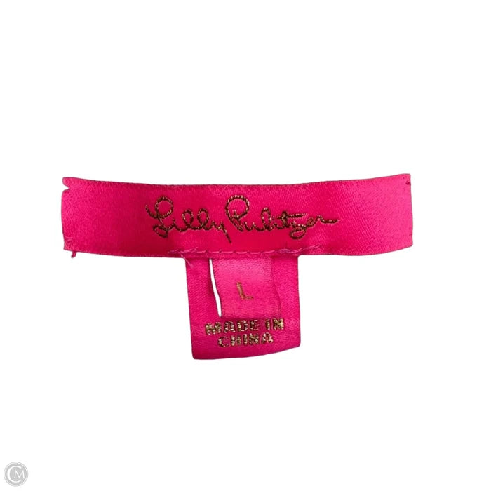 Sweater Designer By Lilly Pulitzer In Pink & Purple, Size: L