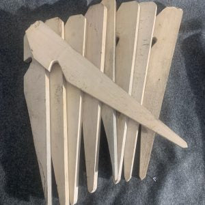 Swedish Army Original 15 Wooden Pegs Suitable For A Soldiers Tent