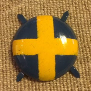 Swedish Flag Badge 25 mm m/1910