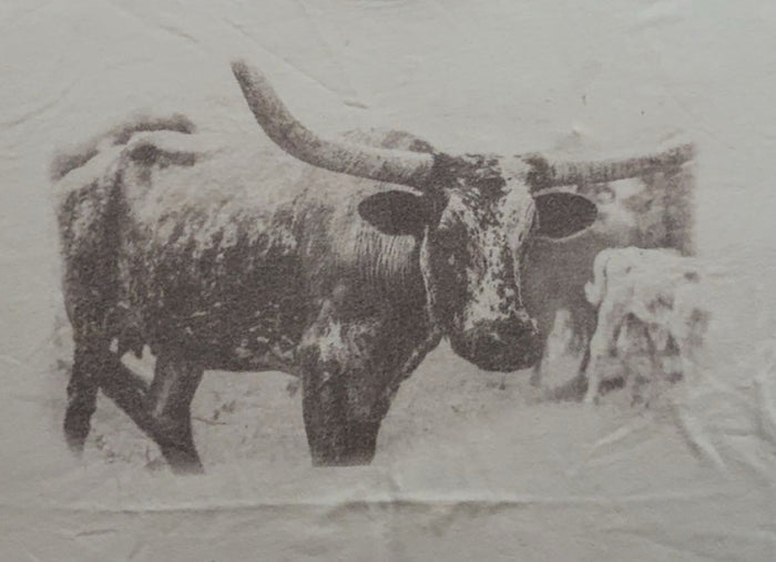 Tan Longhorn Soft T-shirt XL/L