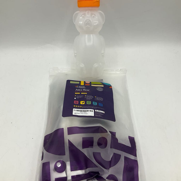 Teddy Bear Juice Bottle NEW