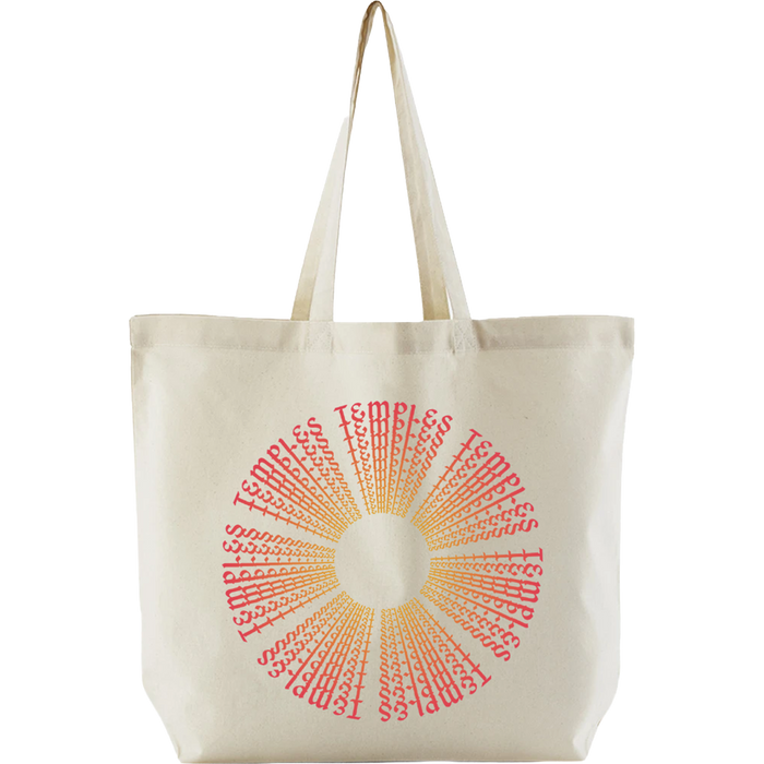 Temples Ecru Tote Bag
