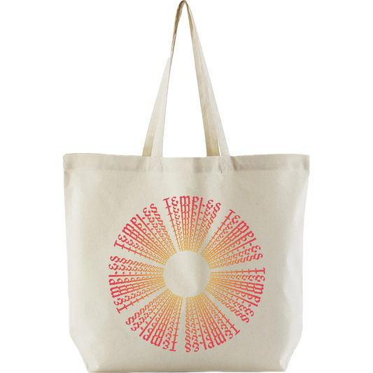 Temples Ecru Tote Bag
