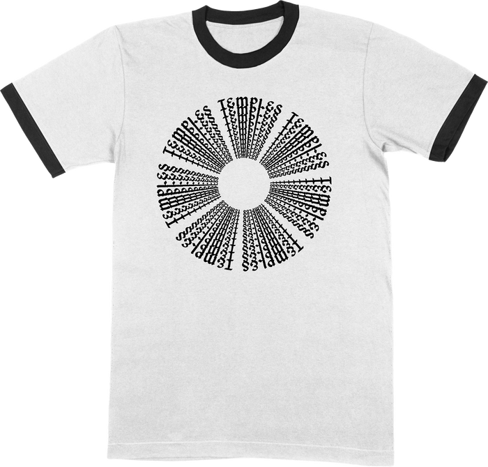 Temples White and Black Ringer