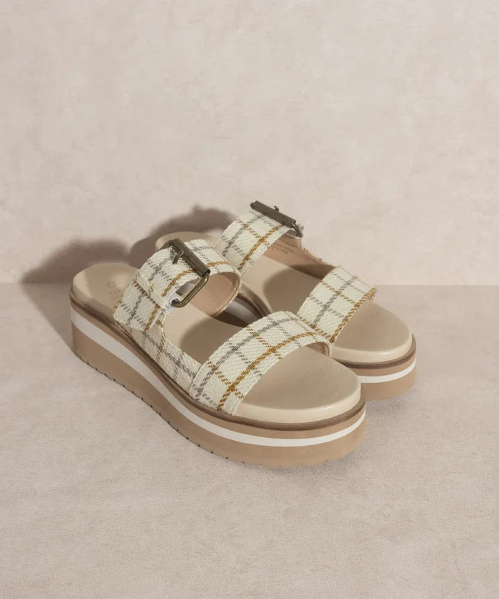 The Teresa Beige | Platform Sandal Sandal Oasis Society- Tilden Co.