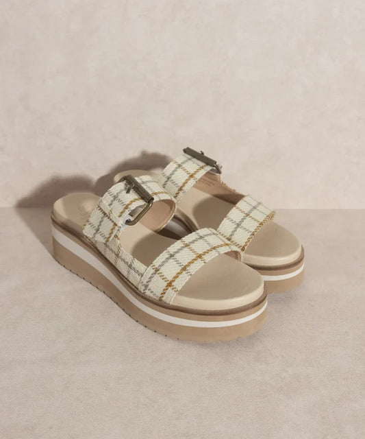 The Teresa Beige | Platform Sandal Sandal Oasis Society- Tilden Co.