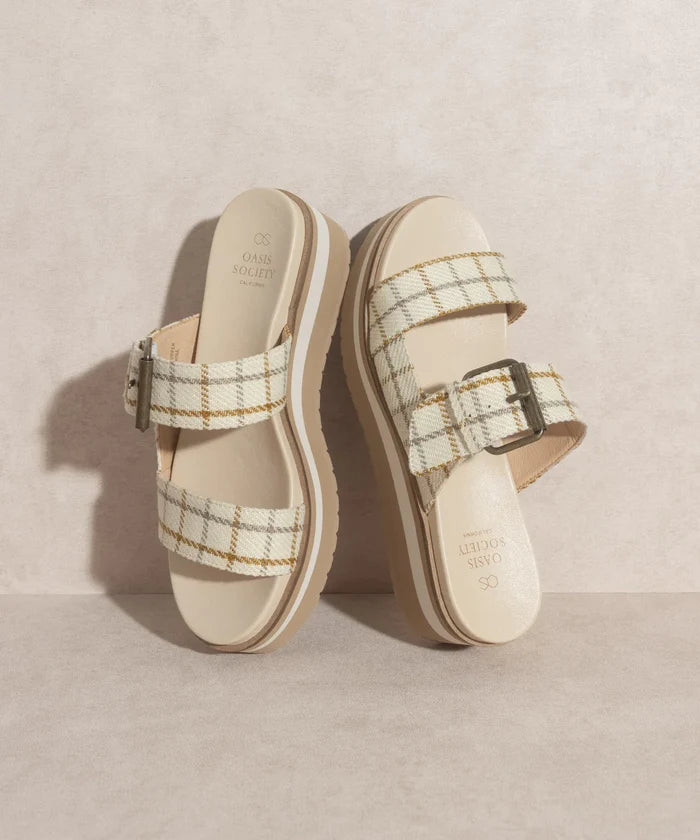 The Teresa Beige | Platform Sandal Sandal Oasis Society- Tilden Co.