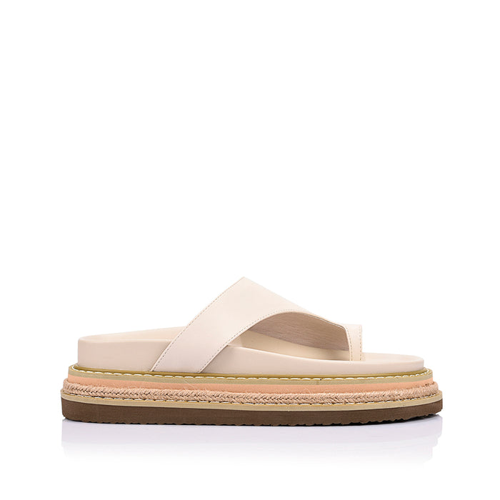 Thor Flatform Thongs - Bone White