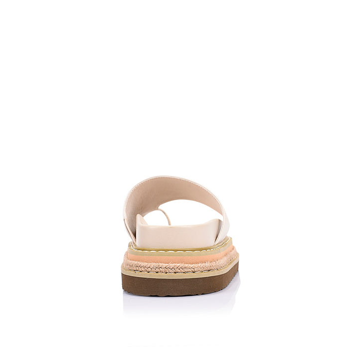 Thor Flatform Thongs - Bone White