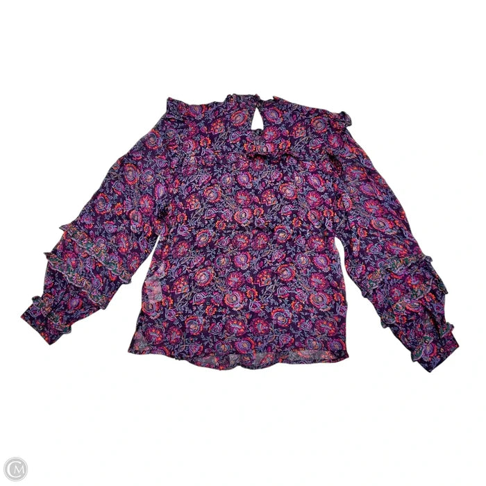 Top Long Sleeve By Cleobella In Floral Print, Size: S