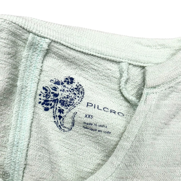 Top Long Sleeve By Pilcro In Green, Size: Xxs