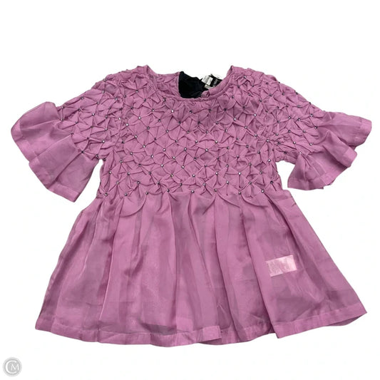 Top Short Sleeve By Maeve In Purple, Size: Xxs