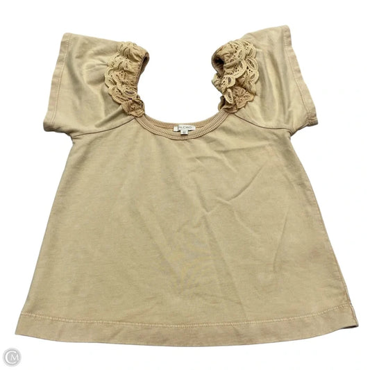 Top Sleeveless By Pilcro In Beige, Size: Xxs