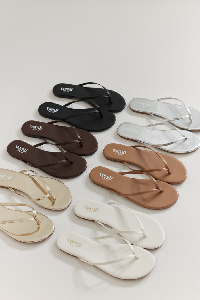 Tori Thongs - Dark Camel Tan