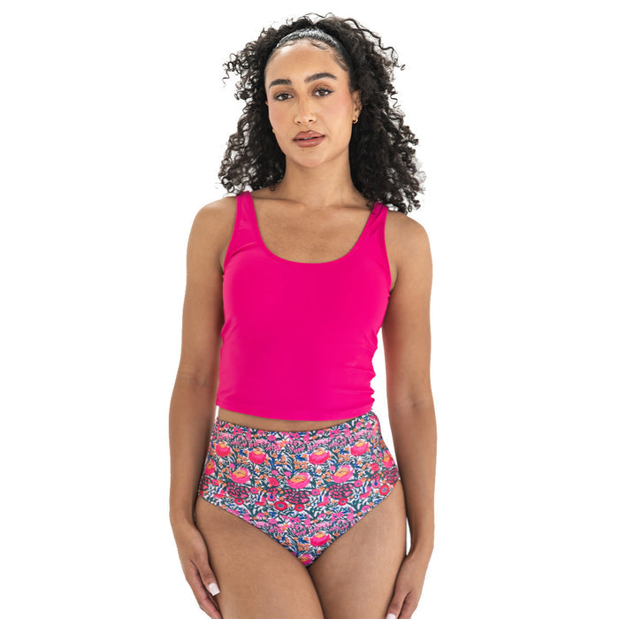 Triple Bow Back Tankini Top Swim Top Janela Bay- Tilden Co.