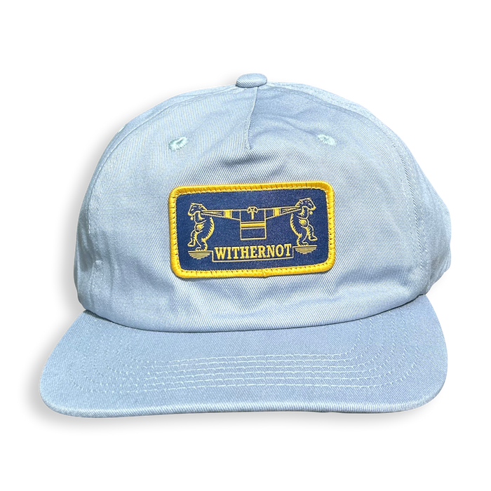 Twin Bears Snapback Hat - Dusty Blue