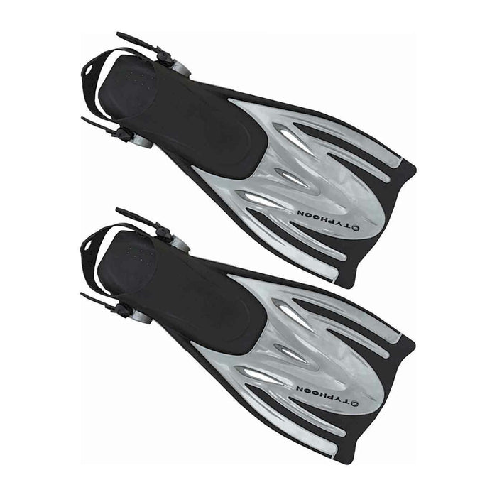 Typhoon T-Jet Adjustable Foot Fins  Snorkelling