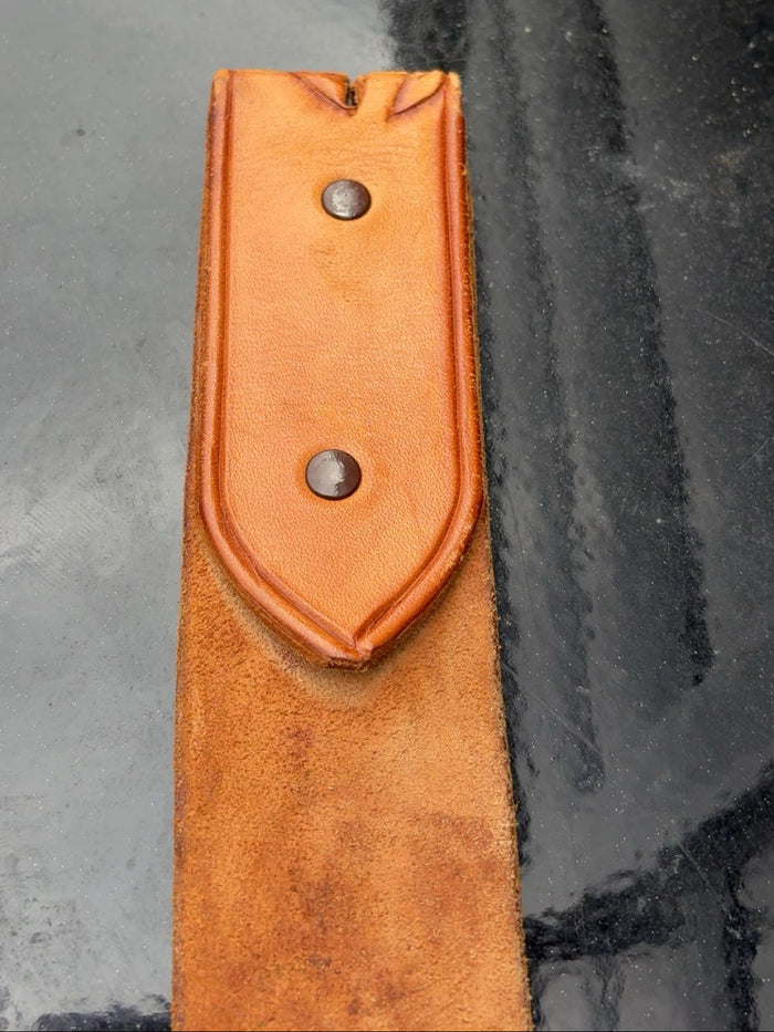 Unbranded "BUD" Leather Tooled Belt