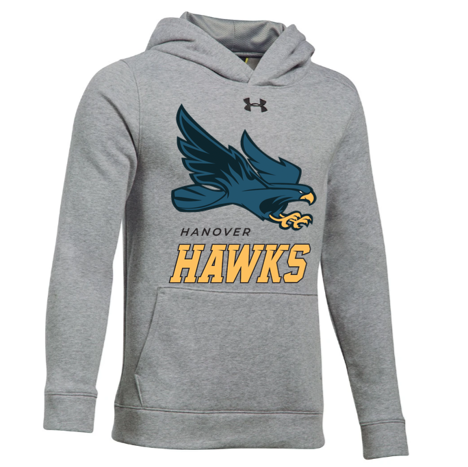 Under Armour - Sweatshirt - Pullover Hooded - Light Grey - Adult/Youth