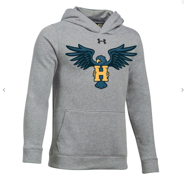 Under Armour - Sweatshirt - Pullover Hooded - Light Grey - Adult/Youth